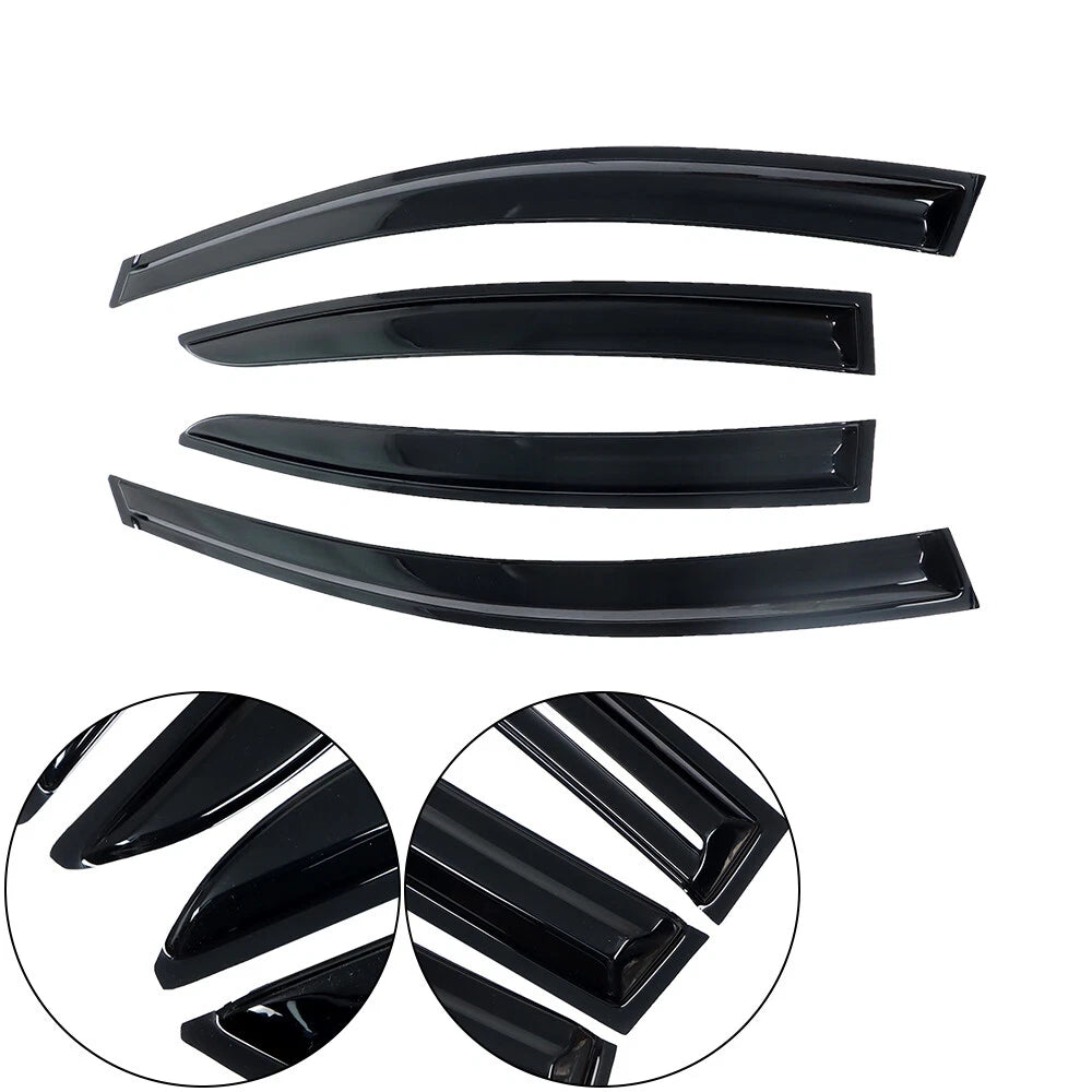 Set of 4 Window Visors for Hyundai Elantra Sedan (2017–2020)