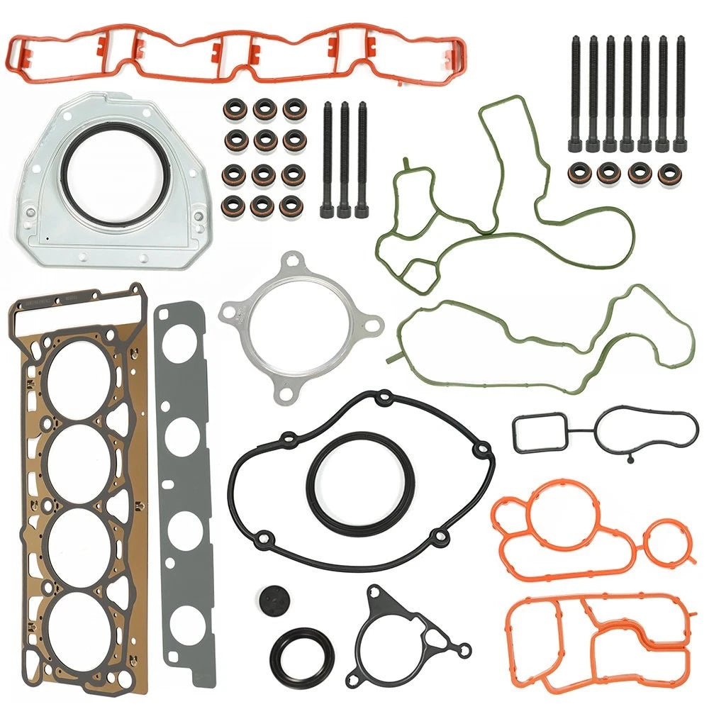 Set of 10 Head Gasket Seal Bolts for VW Tiguan, Passat, Audi A4, A5, Q5 (2008–2015)