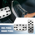 2X Gas Pedal Brake Pedal Pad Anti Slip Cover for Mitsubishi 