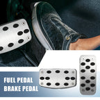 2X Gas Pedal Brake Pedal Pad Anti Slip Cover for Mitsubishi 