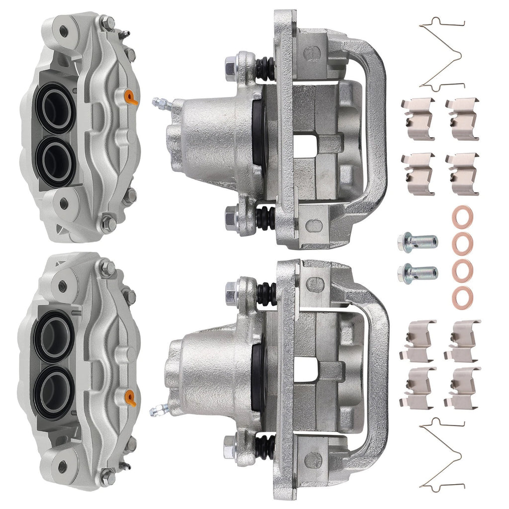Set of 4 Brake Calipers for Toyota Sequoia (2008–2016) Tundra (2007–2016)