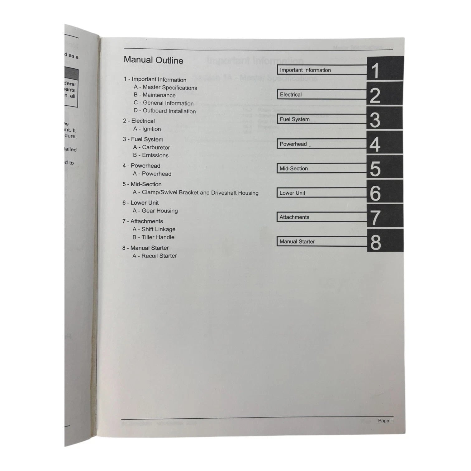 Service Manual for Mercury 90-899925001 (2009)