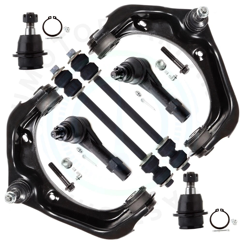 Set of 8 Front Upper Control Arms with Ball Joints for Ford Explorer (2006–2010)