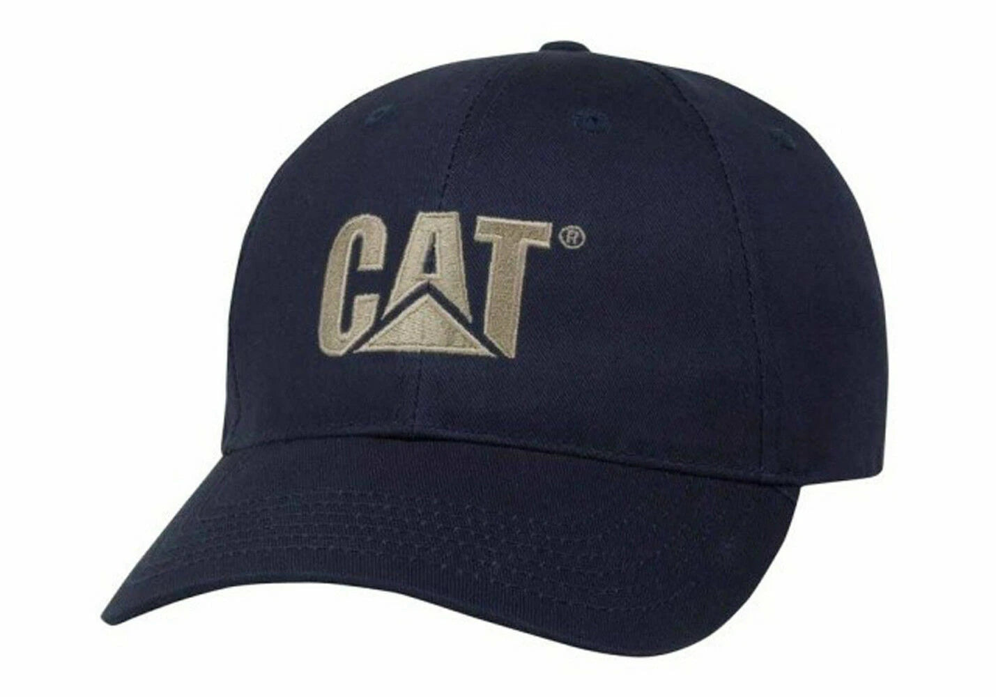 Caterpillar CAT Structured Twill Hat/Cap for Equipment (Navy & Khaki)
