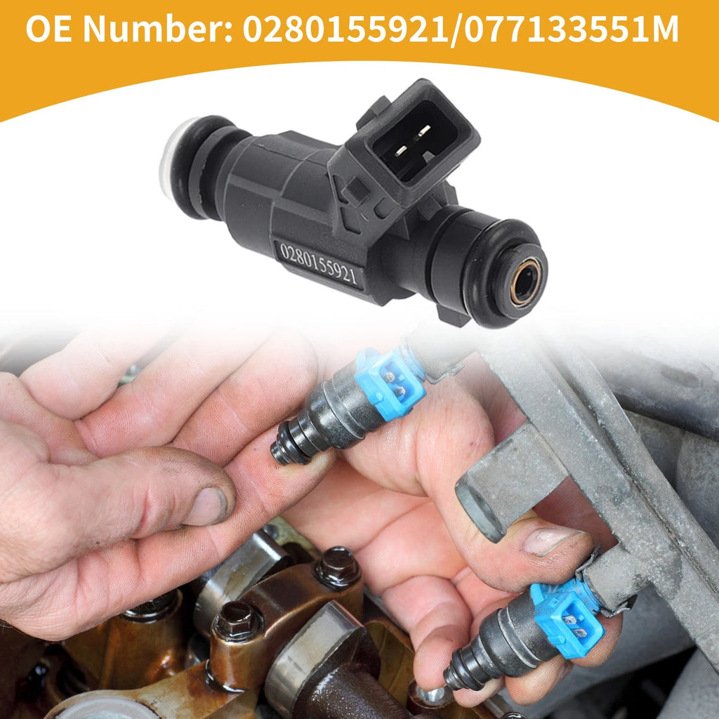 1 Pc Fuel Injector No. 0280155921/077133551M for Volkswagen Touareg (2004–2006)