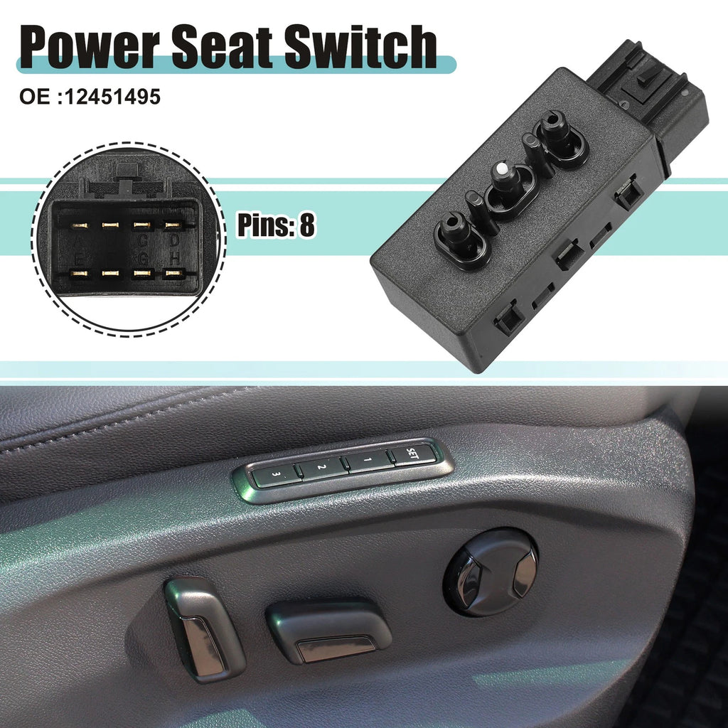 6 Way Power Seat Switch for Chevrolet Avalanche (2007–2013)