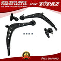 Set of 4 Front Lower Control Arms & Ball Joints for BMW E46 (1998–2006)
