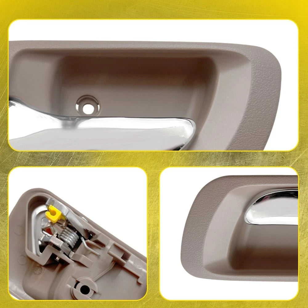 2X Door Handle Set for Honda Accord (1998–2002) Rear Inner Beige Housing