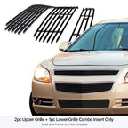 Stainless Black Billet Grille Insert for Chevy Malibu (2008-2012)