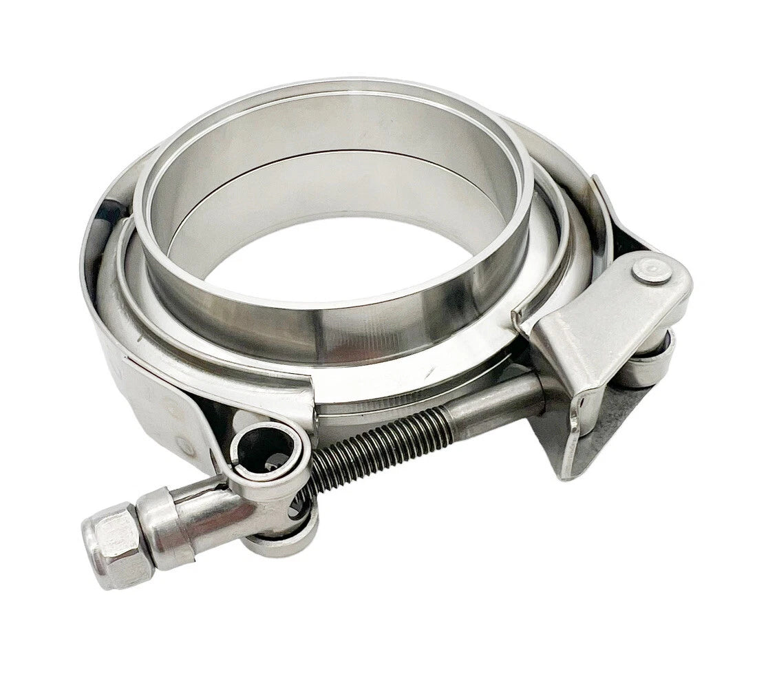 Quick Release V-Band Clamp Stainless Steel With Flanges for Universal (2000–2025)