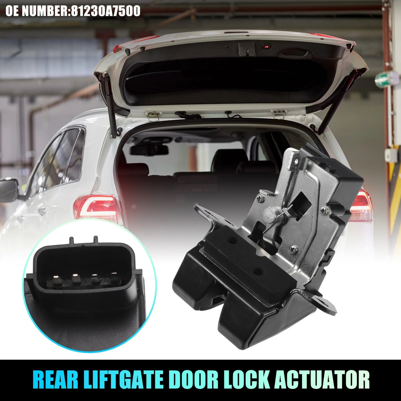 Rear Liftgate Door Lock Actuator Motor for Kia Forte (2014–2018) No. 81230A7500