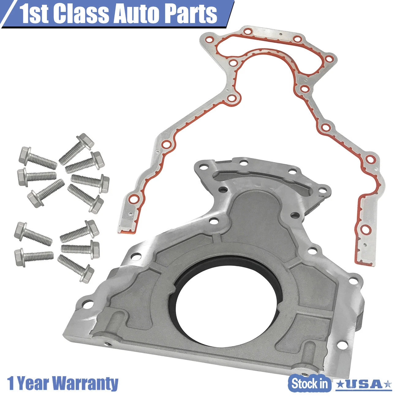 Rear Main Seal Kit for Chevy Express GMC Sierra Pontiac Cadillac Buick 
