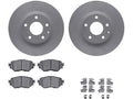 Front Brake Pad and Rotor Kit for Mazda 3 (2017–2018) TD386RF