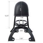 Black Sissy Bar Backrest Baseplate for Harley V-Rod Night Rod Special (07-11)
