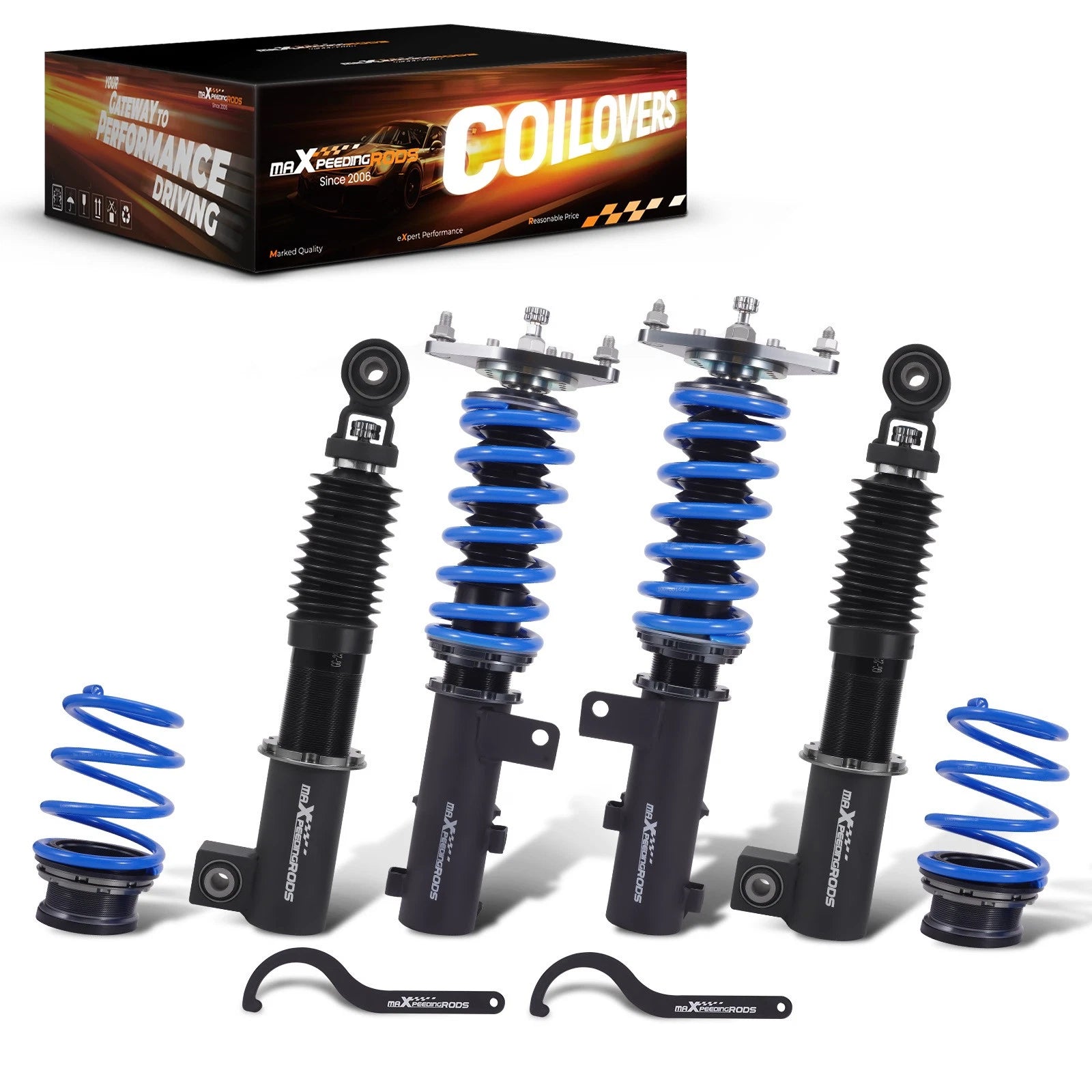 Adjustable Coilovers Suspension Lowering Kit for Kia Forte Sedan/Koup (2014–2018)