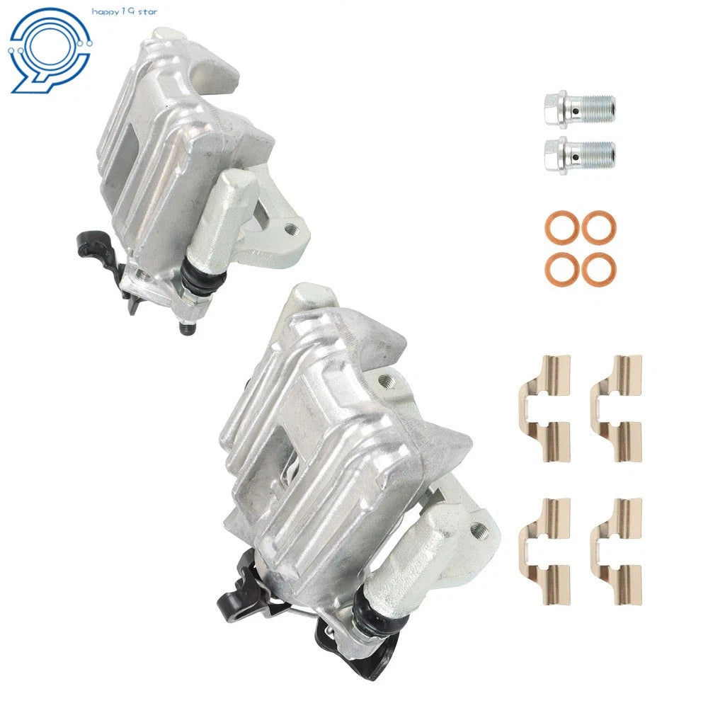 Set of 2 Brake Calipers with Bracket for Volkswagen Audi TT (2000–2010)