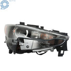 LED Headlight for Mazda CX-5 (2017–2021) Right Side Black Housing Clear Lens