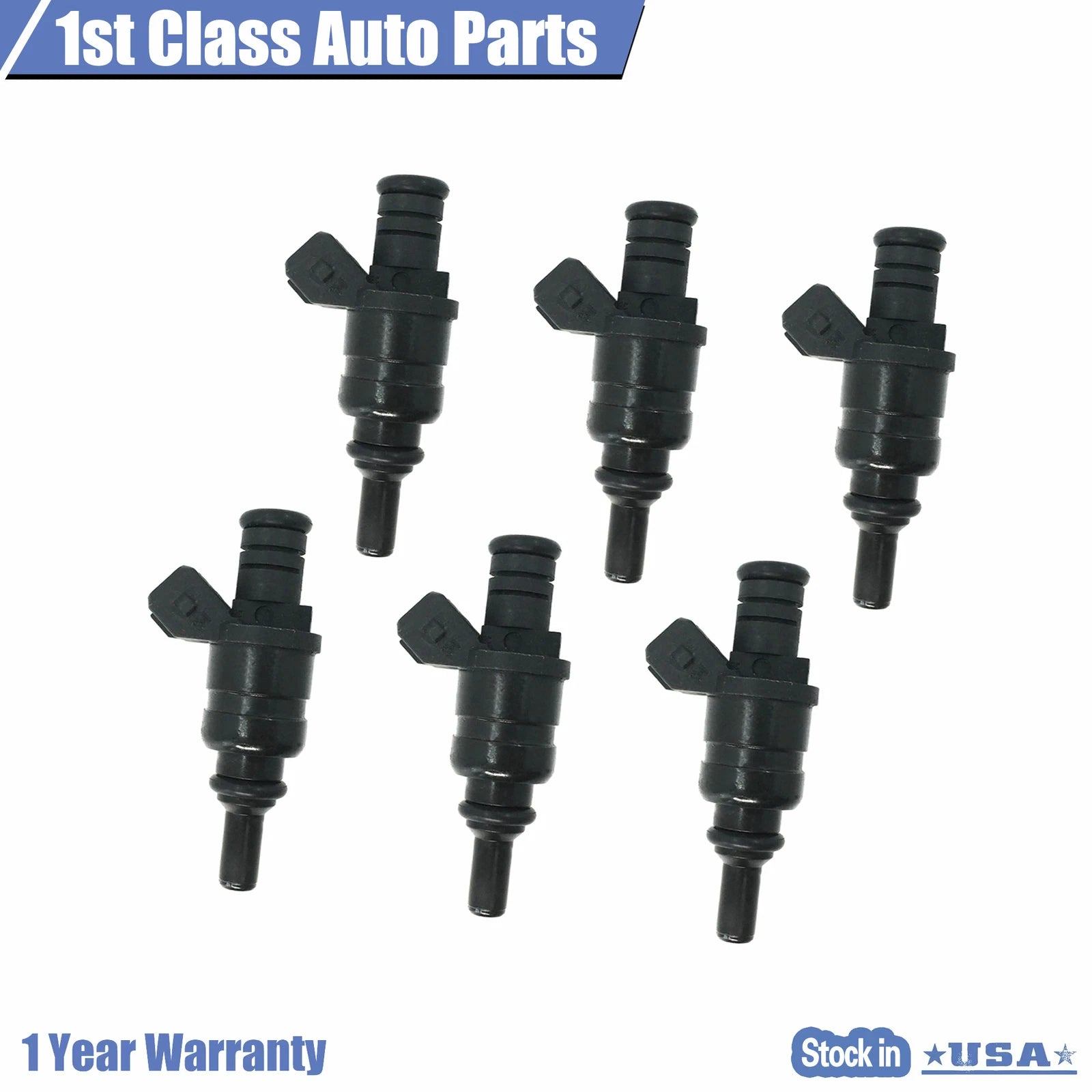 Set of 6 Fuel Injectors for BMW 325Ci 320 325I X3 Z4 (1998–2006)