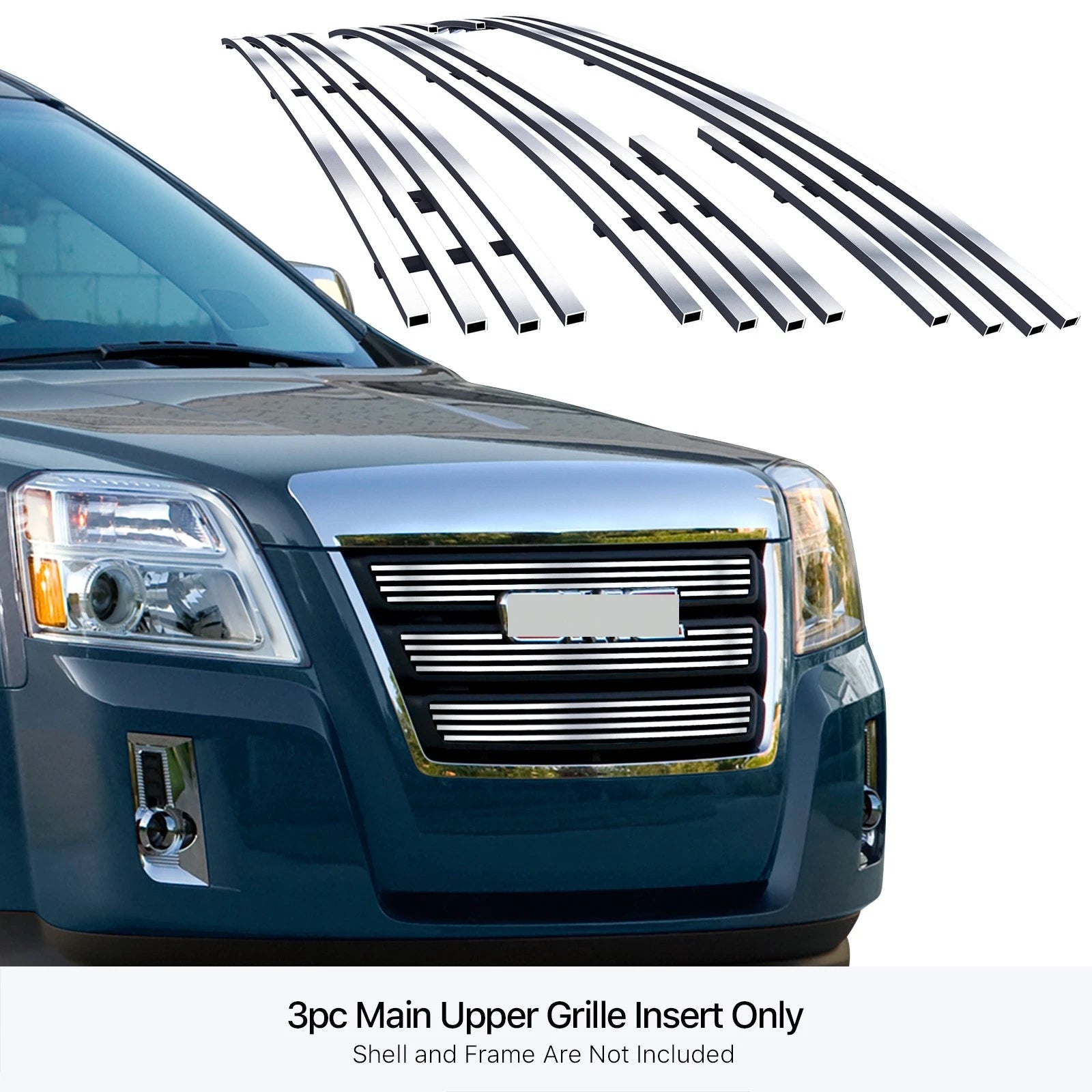 Stainless Chrome Billet Grille Insert for GMC Terrain (2010-2015)