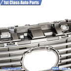 Set of 2 Silver Grilles for Lexus ES350 ES300h (2013-2015)