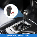 Gear Shift Knob Cover for Chevrolet Cruze (2011–2015) Black Carbon Fiber Red