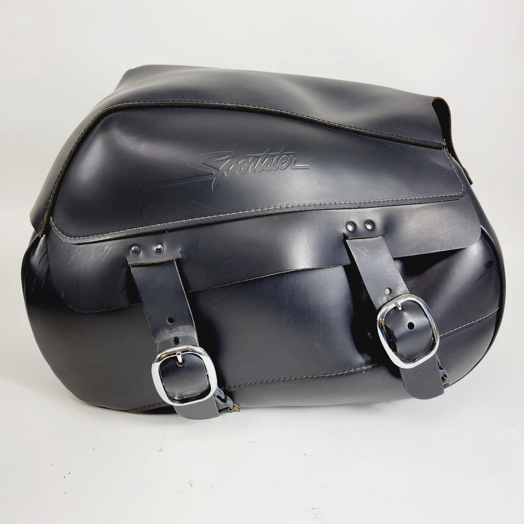 Genuine Leather Saddlebags for Harley Davidson Sportster 883 XL 1200 (1998–2003)