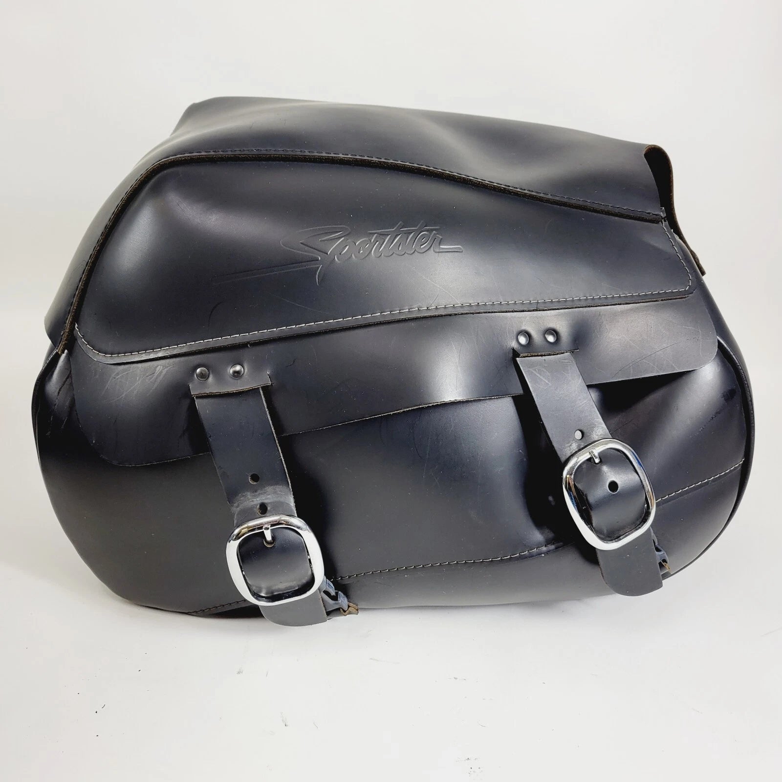 Genuine Leather Saddlebags for Harley Davidson Sportster 883 XL 1200 (1998–2003)