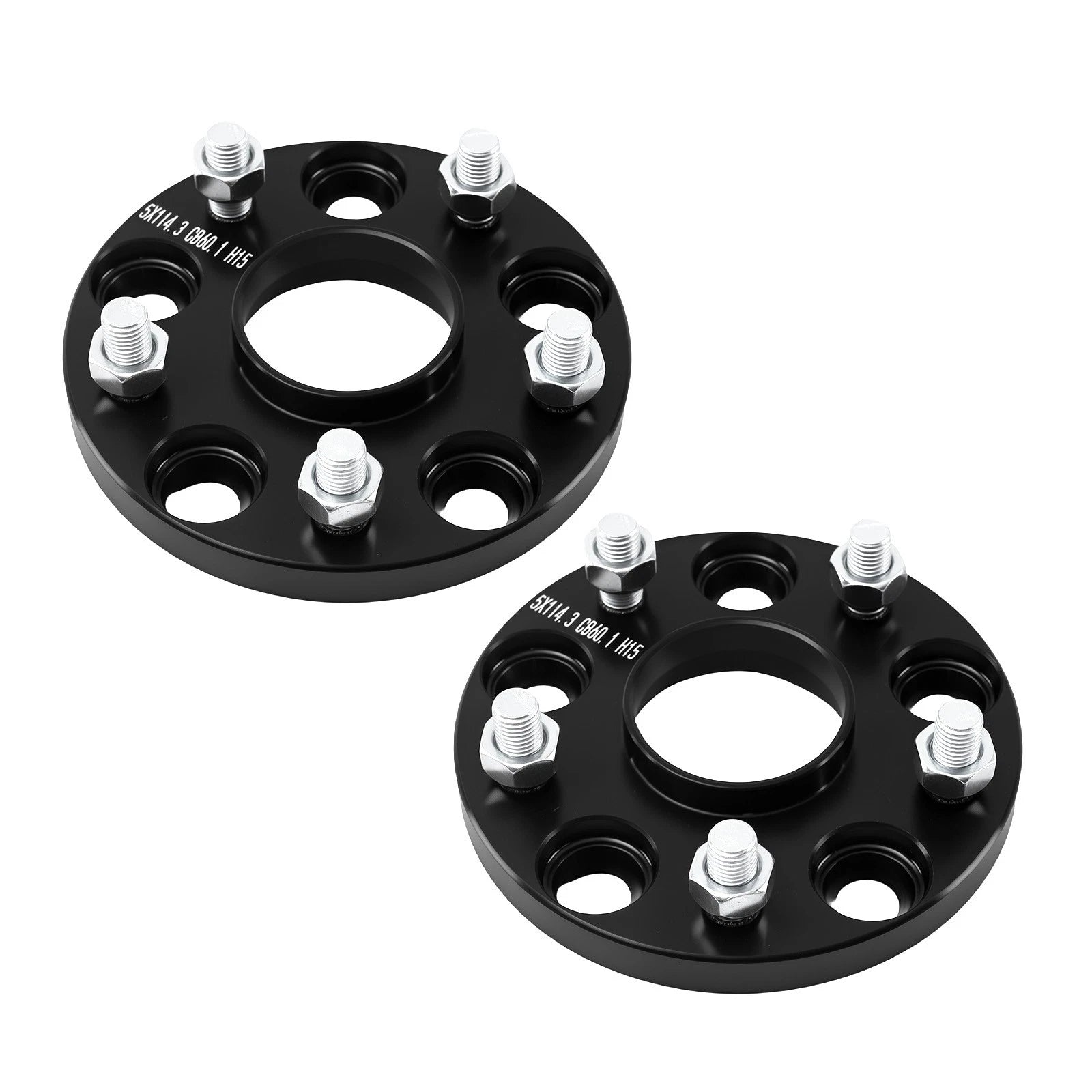 2X 15mm Hub Centric Spacers for Lexus GS450h GS460 (2007–2011) 5x114.3 60.1mm M12x1.5
