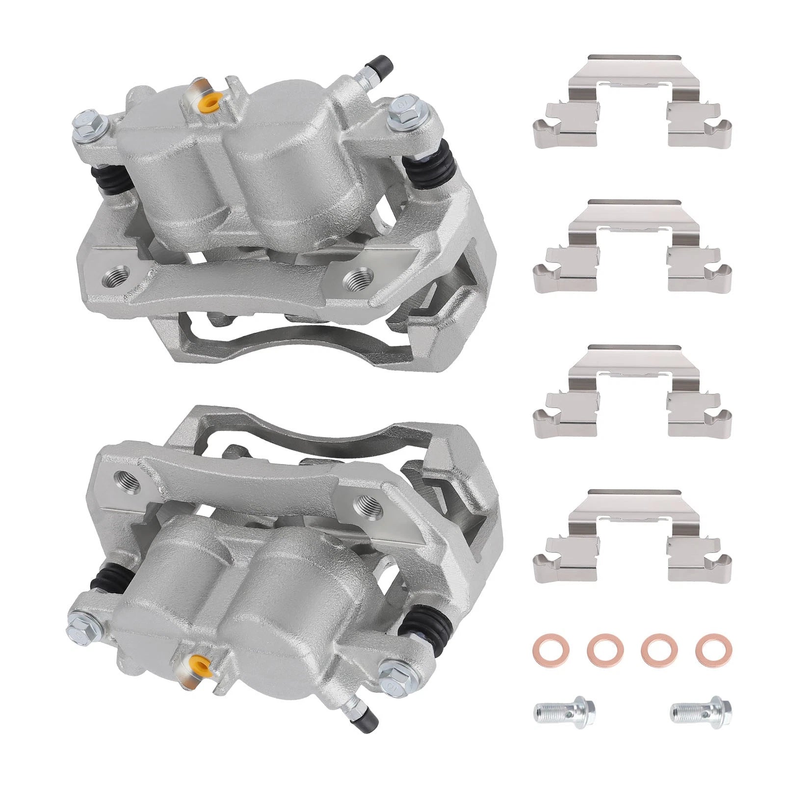 Front Pair (2) Brake Caliper w/Bracket for Acura RDX (2007–2012) 19-B2959 19-B2958