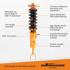24-Step Adjustable Damping Coilovers Suspension Kit for Nissan 350Z (2003–2009)