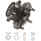 Wheel Hubs for Honda Pilot (2009–2015) Front & Rear with Bearing AWD