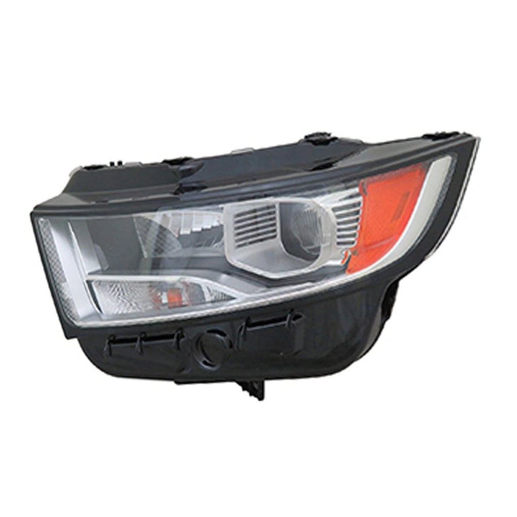 Halogen Headlight Assembly Driver Side Replacement for Ford Edge (2015–2018)