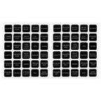 30 Pcs Marine Dashboard Decal Label Kit for Boat Switch Panel (2-Pack)