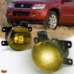 Front Bumper Fog Lights for Suzuki Grand Vitara/SX4 (2006–2014) - Amber Lens