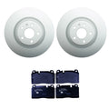 Hella Front Rotors & Low-Met Disc Brake Pad Kit for Audi Q5 (2016–2017)