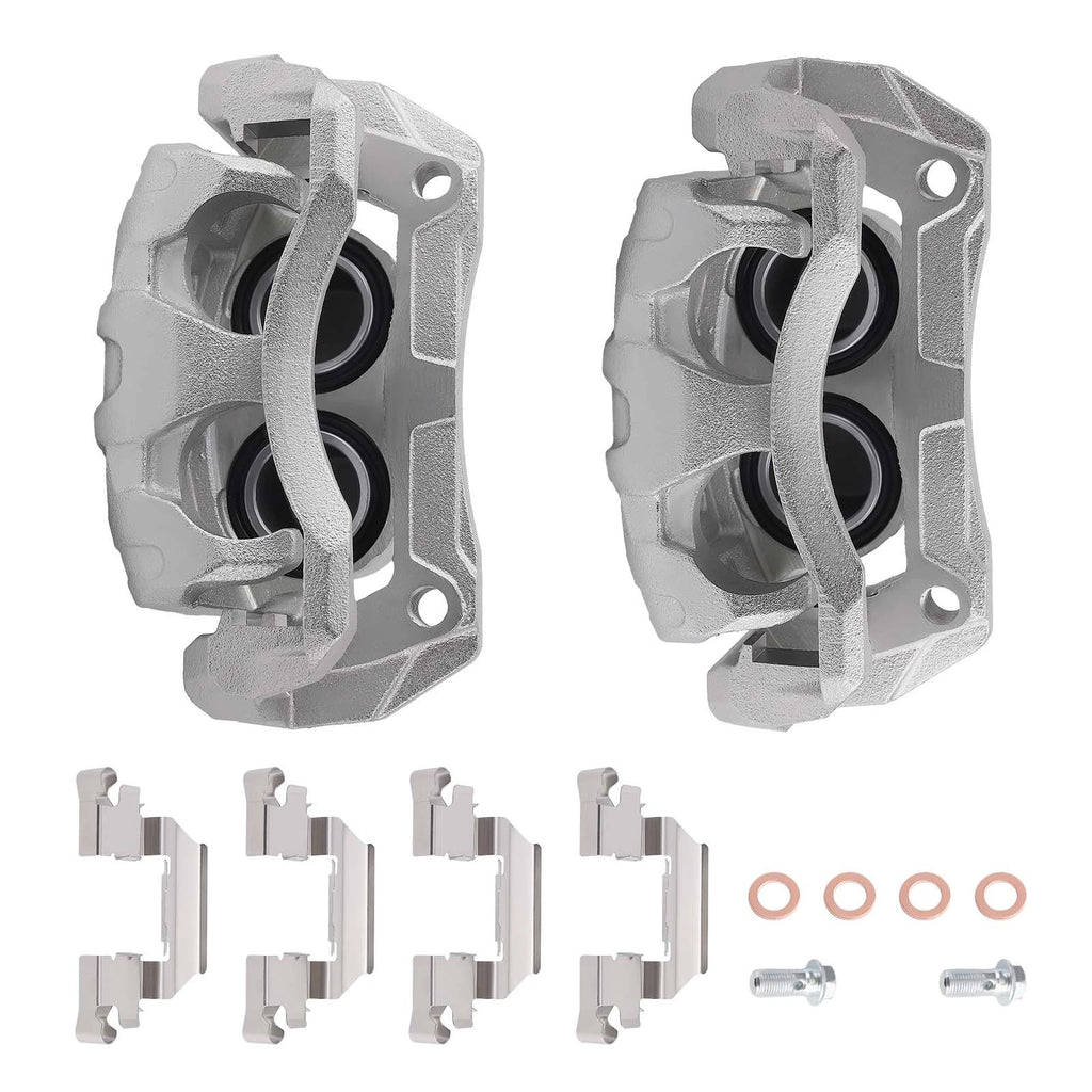 Front Disc Brake Calipers with Brackets for Acura RDX (2007–2012)