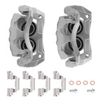 Front Disc Brake Calipers with Brackets for Acura RDX (2007–2012)