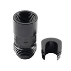 8AN Male to 3/8" Quick Disconnect EFI Fuel Rail Adapter for GM LS (2001–2023)