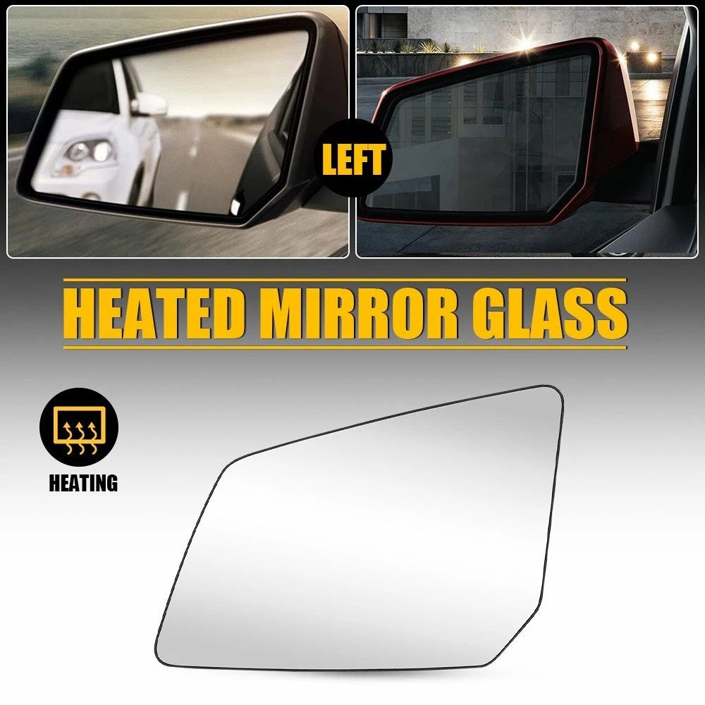Heated Left Driver Side Rear View Mirror Glass for Chevrolet Traverse (2009–2016)