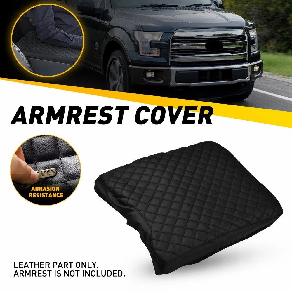 Jump Seat Console Lid Armrest Cover Pad for Ford F-150 (2015–2022) EXV