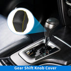 Gear Shift Knob Cover for Toyota RAV4 (2019–2024) Carbon Fiber Black