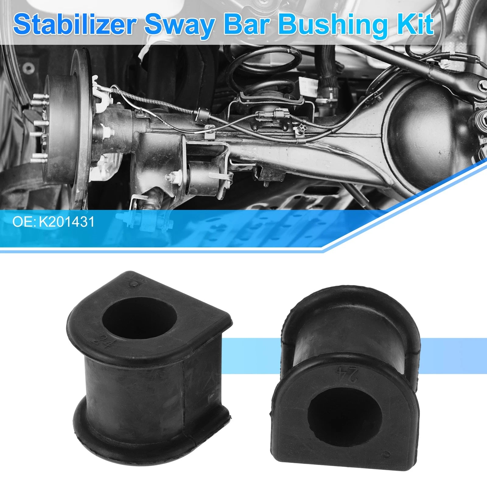 Stabilizer Sway Bar Bushing Kit No.K201431 for Toyota RAV4 (2001–2005)