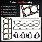 Engine Valve Cover Gasket Set for Chevy Tahoe Silverado GMC Sierra 1500