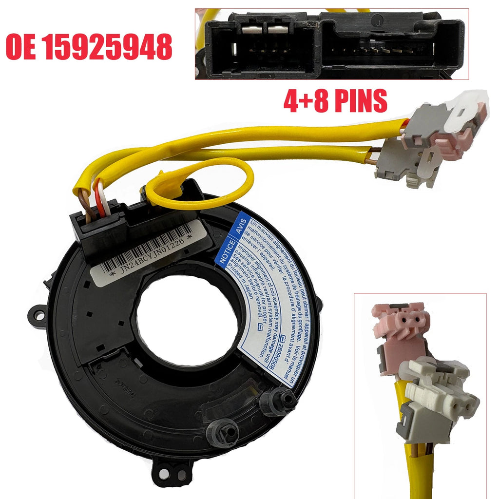 Clock Spring for Chevrolet Malibu (2006–2012), Pontiac G6 (2005–2010), Saturn Aura (2007–2009)