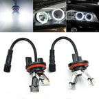 Pair H8 Angel Eyes Light for E60 E61 E71 E70 LCI E90 E91 X5 X6 Z4 E92 X1
