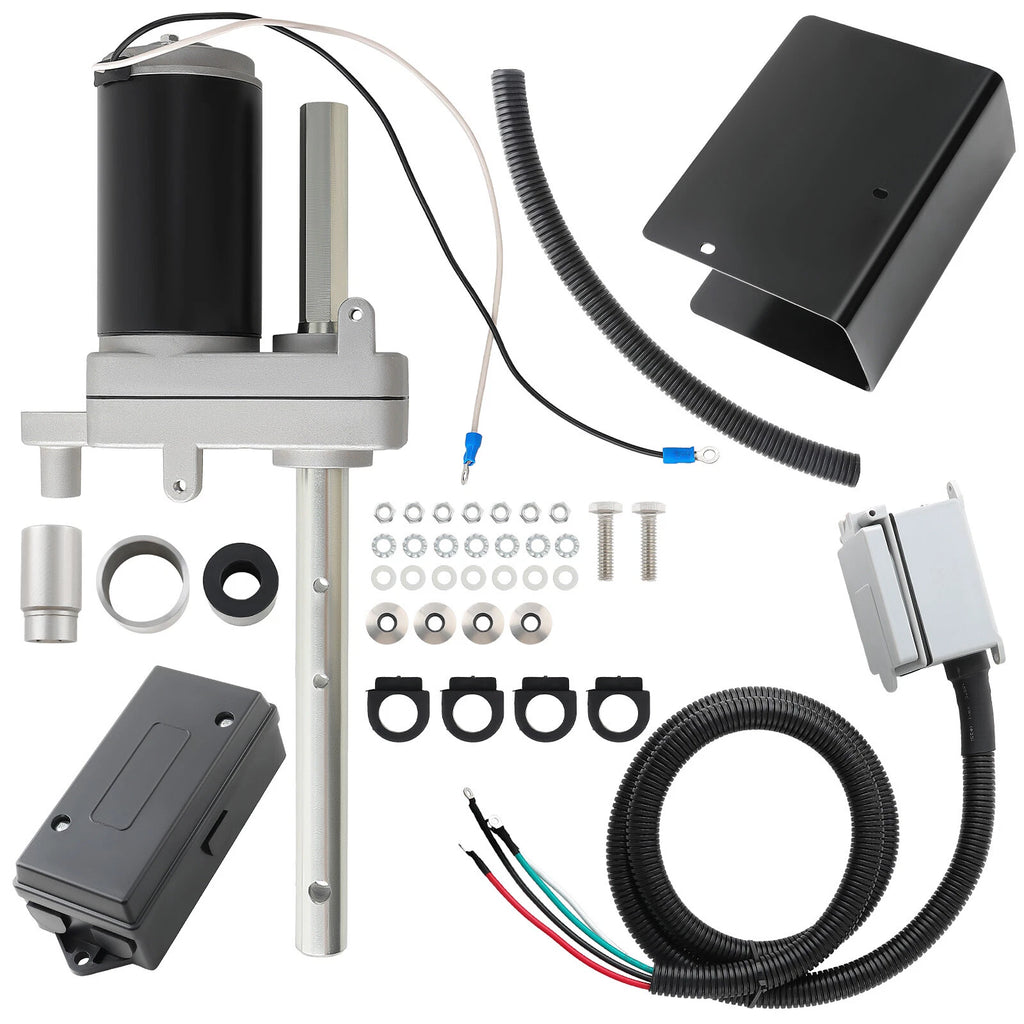 Electric Powered Trailer Jack Kit for 12000 lbs Landing Gear (Fits 1824)