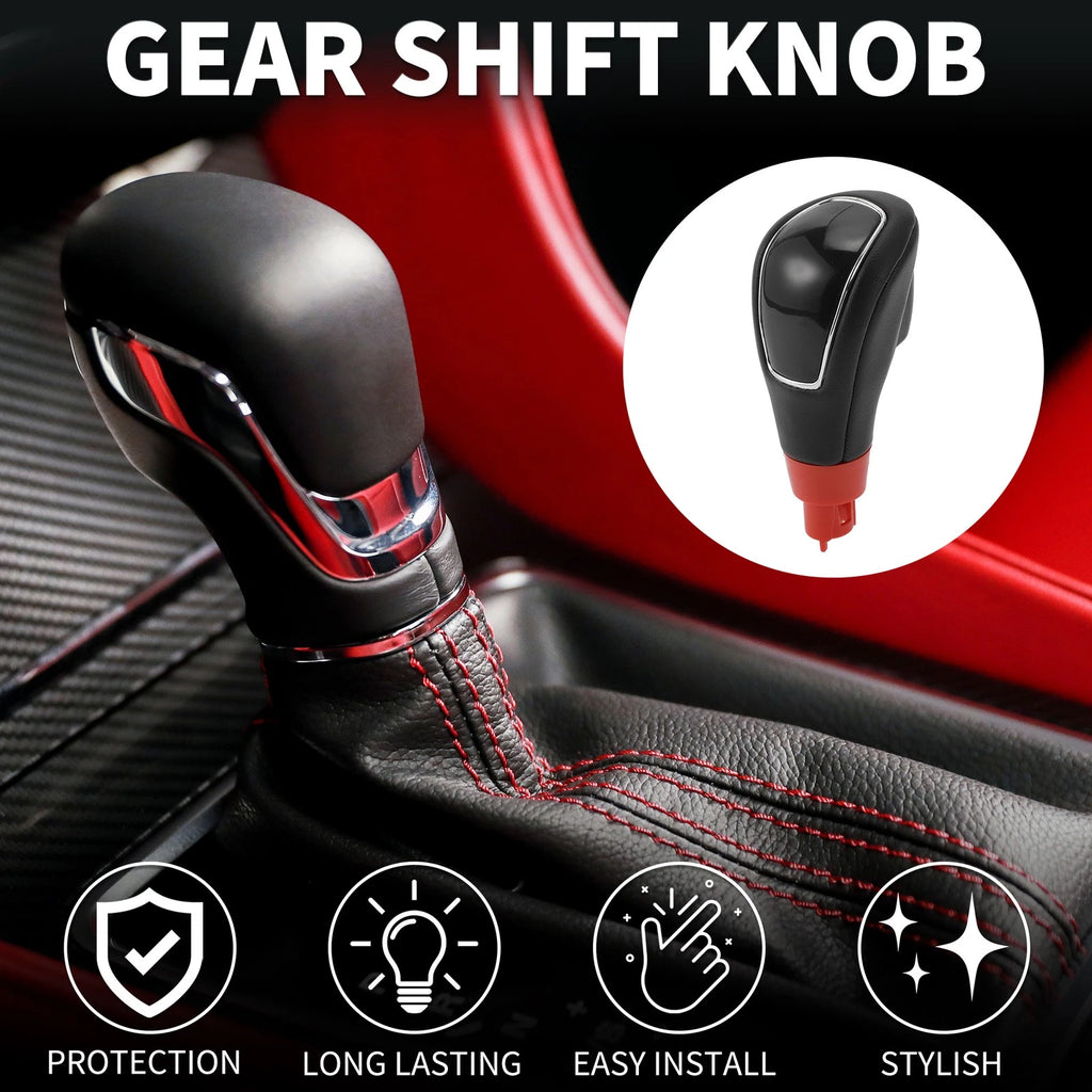 Automatic Gear Shift Knob for Ford Kuga (2008–2012) Plastic Faux Leather Black