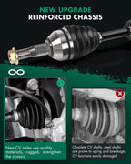 Front Right CV Axle for Chevy Impala 3.5L (2006–2011) & Pontiac Grand Prix 3.8L (1997–2008)