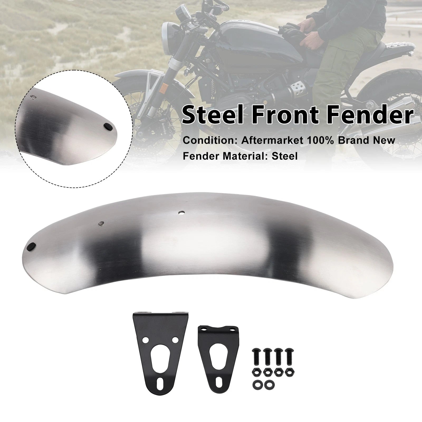 Steel Front Fender for BMW R12 nineT (2014–2023)