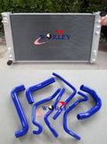 Aluminum Radiator + RED Hose for Holden Commodore VT VX VU HSV V8 (1997-2002)